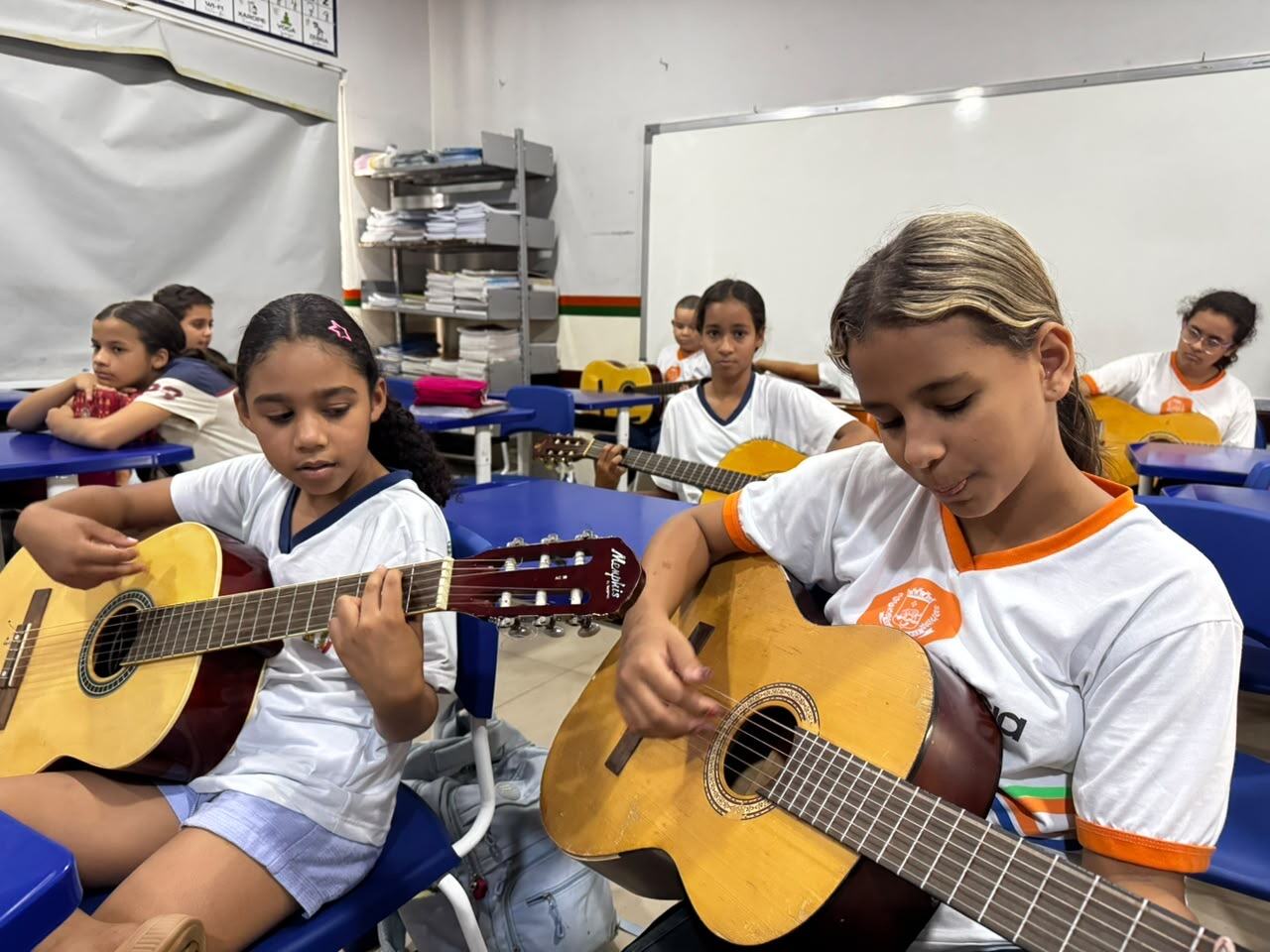 Registro das atividades do Projeto Música na Escola